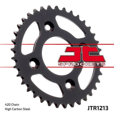 JT Sprockets - JTR1213.37 - Steel Rear Sprocket 37T Honda XR50R CRF50F 2000-2016