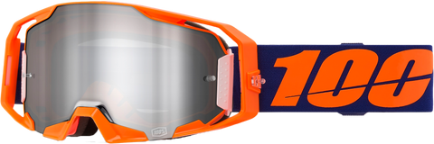 ARMATIC GOGGLE NEON ORG MIRROR SILVR FLASH