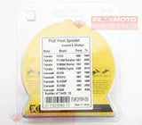 Pro-X - 07.FS23080-13 - Grooved Ultralight Front Countershaft  Sprocket, 13T