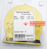Pro-X - 07.FS43006-14 14T Grooved Ultralight Front Sprocket For KX250F 2006-2020