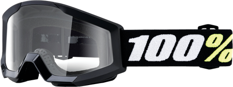 STRATA MINI GOGGLE BLACK CLEAR LENS