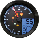 SPEEDO / TACH BLK BEZEL LCD COLOR CHANGE DISPLAY