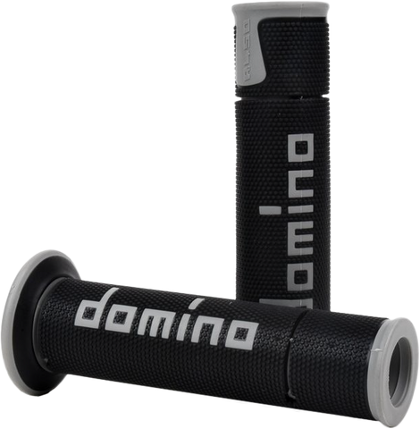 A450 ROAD RACING GRIPS BLACK/GREY PAIR