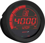 HD-02 SERIES GAUGE KIT BLACK BEZEL OIL TEMP