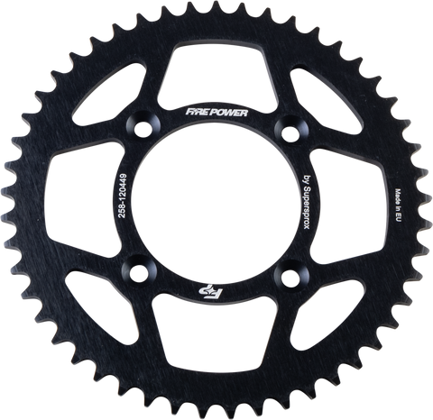 REAR SPROCKET ALUMINUM 49T BLK