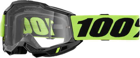 ACCURI 2 GOGGLE NEON YELLOW CLEAR LENS