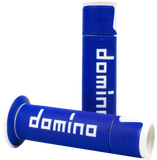 A450 ROAD RACING GRIPS BLUE/WHITE PAIR