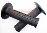 ODI H01RFB Ruffian Black Half-Waffle Grips Moto Single Ply Medium - Made In USA