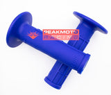 ODI H01RFU Ruffian Blue Half-Waffle Grips Moto Single Ply Medium - Made In USA