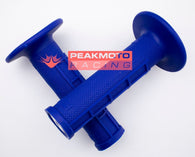 ODI H01RFU Ruffian Blue Half-Waffle Grips Moto Single Ply Medium - Made In USA