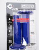 ODI H01RFU Ruffian Blue Half-Waffle Grips Moto Single Ply Medium - Made In USA