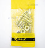PRO-X 07.SBSM825 Rear Sprocket Bolts M8x25mm and Flanged Nylon Lock Nuts Set