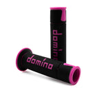 A450 ROAD RACING GRIPS BLACK/FUCHSIA PAIR