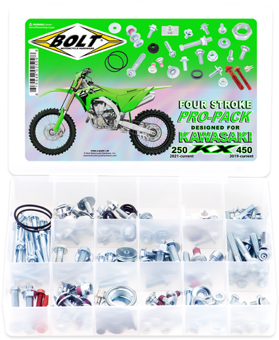 PROPACK KAWASAKI 4 STK KAW KX250/450F