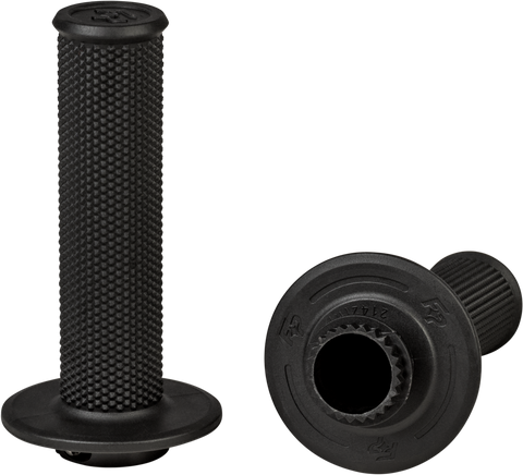 CONTROL MX LOCK-ON GRIPS BLACK - NO WAFFLE