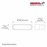GT-05 LED BRAKE/TAIL LIGHT SMOKE LENS