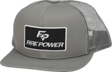FLAT BILL PATCH HAT GREY