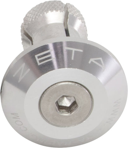 BAR END PLUG SILVER