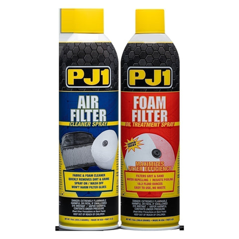 PJ1 Foam Air Filter Service Kit - Cleaner and Oil Aerosol Can 15-202