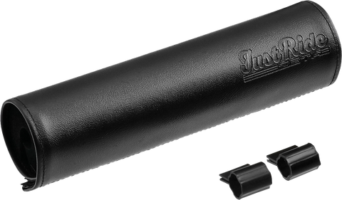 HANDLEBAR BAR PAD LEATHER 200MM BLACK