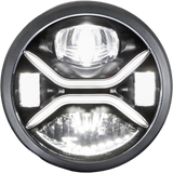 7" ZENITH LED HEADLIGH H4 PLUG