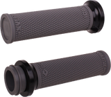 RUFIAN GRIPS INDIAN TBW 1" GRAPHITE/BLACK