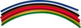 GAS CAP VENT HOSE 18" MULTI-COLOR 50/PK