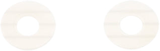 SEMI-TRANSPARENT NYLON WASHER 5X14MM 10/PK