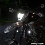 LED FOG LIGHTS BLACK WHITE/YELLOW LIGHT PAIR