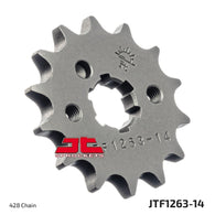 JT FRONT SPROCKET 14T YAMAHA XT125 RD125 MX175 RT180