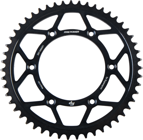 REAR SPROCKET STEEL 51T BLK
