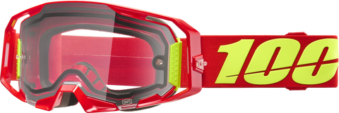 ARMATIC  ENDURO MOTO GOGGLE RED CLEAR LENS