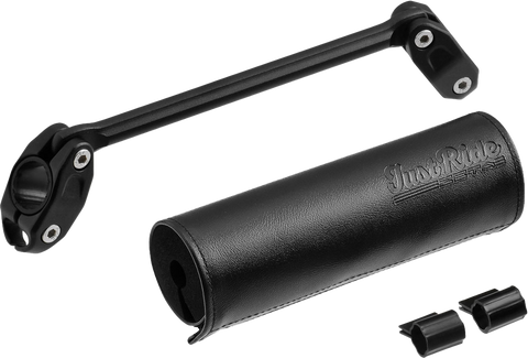 HANDLEBAR BAR PAD SET 165MM BLACK PAD W/185MM BRACE