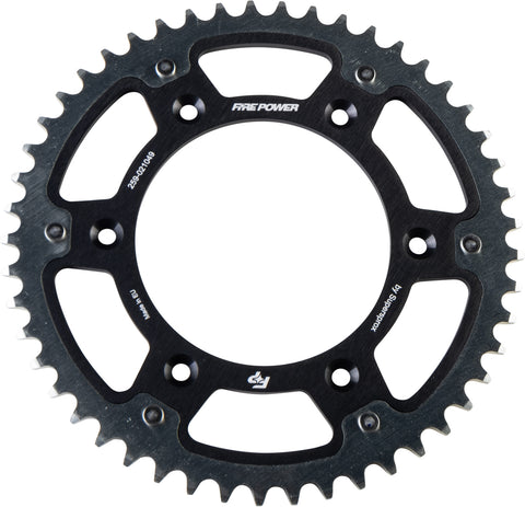 REAR SPROCKET HYBRID 49T BLK/SIL