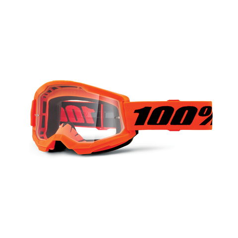 STRATA 2 GOGGLE NEON ORANGE CLEAR LENS