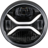 7" ZENITH LED HEADLIGH H4 PLUG