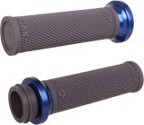 RUFIAN GRIPS TBW 1" GRAPHITE/BLUE