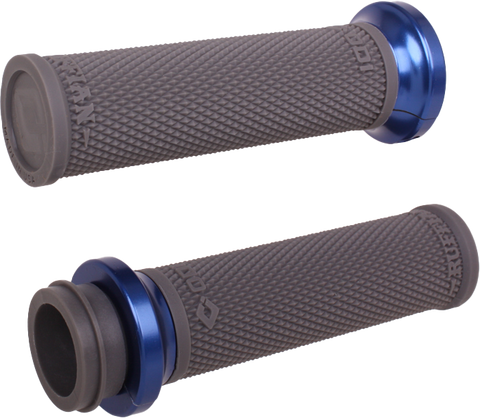 RUFIAN GRIPS TBW 1" GRAPHITE/BLUE