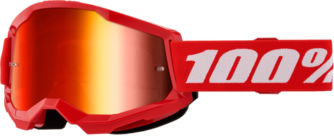 STRATA 2 JUNIOR GOGGLE RED MIRROR RED LENS