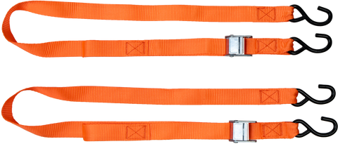 1.5" X 6' TIE-DOWN ORANGE 2/PK
