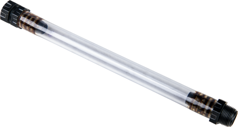 FILLER HOSE W/SCREW CAP CLEAR 12"
