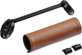 HANDLEBAR BAR PAD SET 165MM BROWN PAD W/185MM BRACE