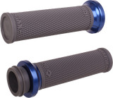RUFIAN GRIPS INDIAN TBW 1" GRAPHITE/BLUE