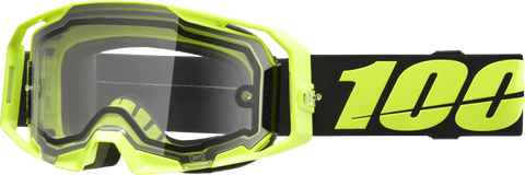 ARMATIC  ENDURO MOTO GOGGLE NEON YELLOW CLEAR