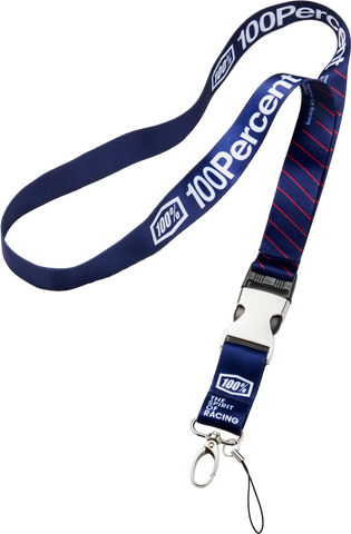 100% LANYARD RED/BLUE