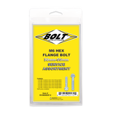 M6 8MM HEX FLANGE BOLT ASSORTMENT 60 PIECE KIT