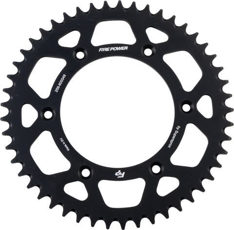 REAR SPROCKET ALUMINUM 49T BLK