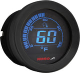 HD-02 SERIES GAUGE KIT BLACK BEZEL OIL TEMP
