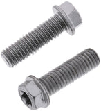 EURO TORX FLANGE BOLT 8X.1.25X25MM 10/PK