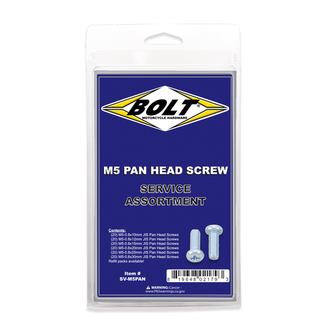 M5 PAN HEAD PHILLIPS ASSORTMENT 120 PIECE KIT